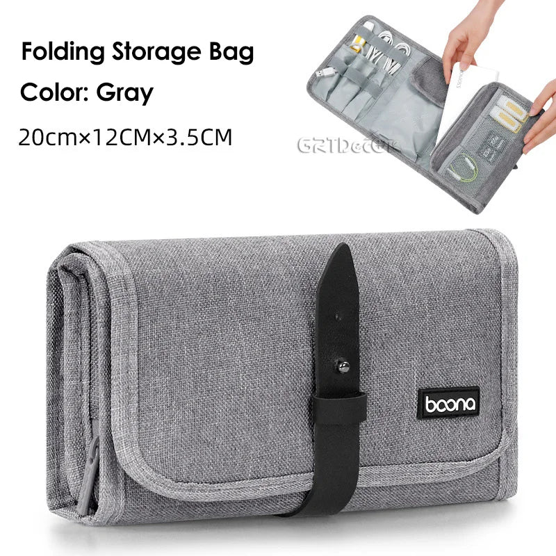 Multifunctional Digital Storage Bags Electronics Accessories Organizers Bag Charger HDD Mouse Earphone Protection Travel Pouch