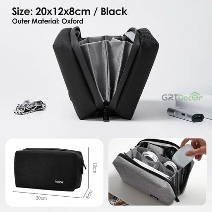 Multifunctional Digital Storage Bags Electronics Accessories Organizers Bag Charger HDD Mouse Earphone Protection Travel Pouch